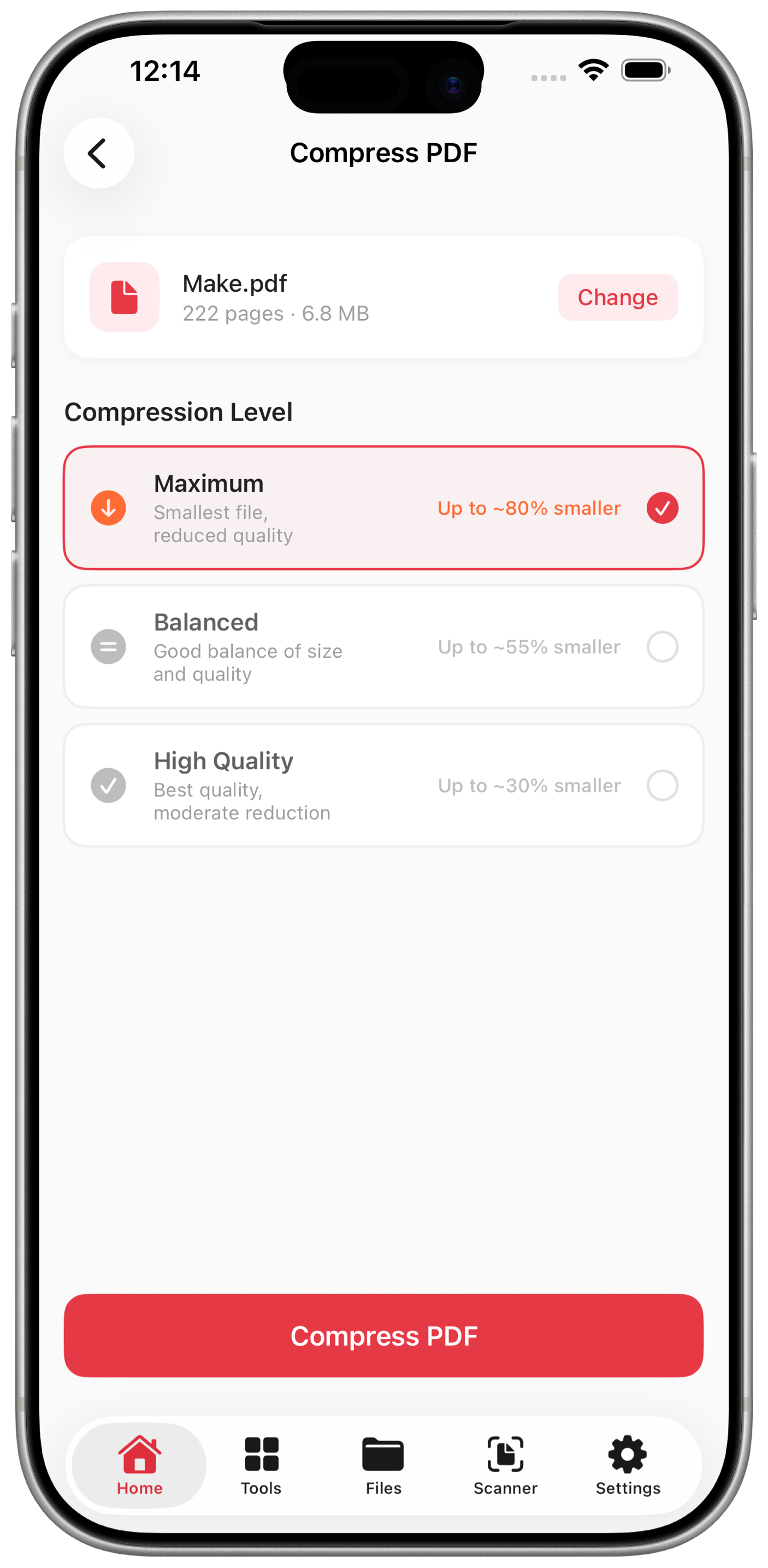 PDF is Love files screen